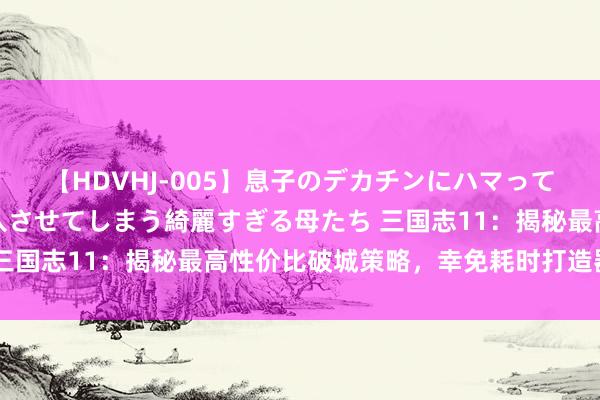 【HDVHJ-005】息子のデカチンにハマってしまい毎日のように挿入させてしまう綺麗すぎる母たち 三国志11：揭秘最高性价比破城策略，幸免耗时打造器用车